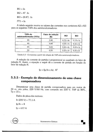 Acionamentos eletricos