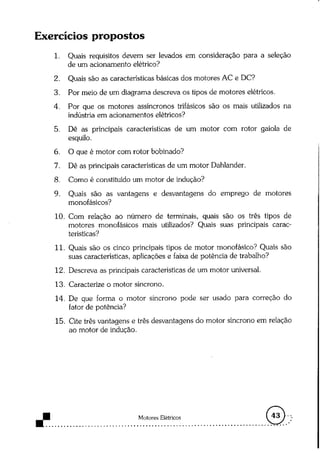 Acionamentos eletricos
