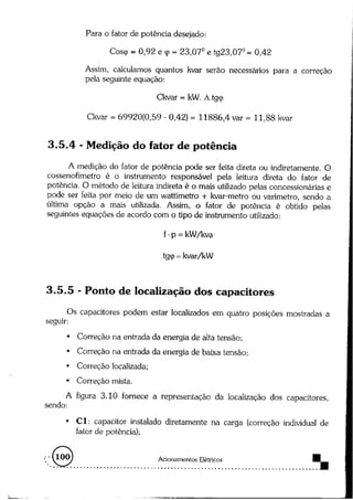 Acionamentos eletricos