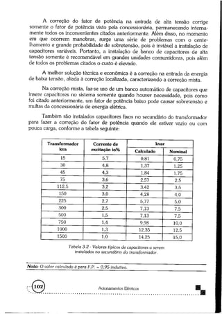 Acionamentos eletricos