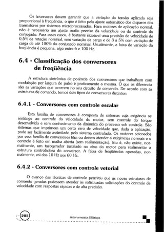 Acionamentos eletricos