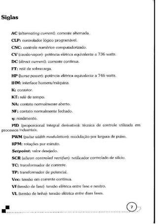 Acionamentos eletricos