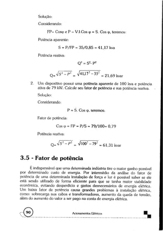 Acionamentos eletricos