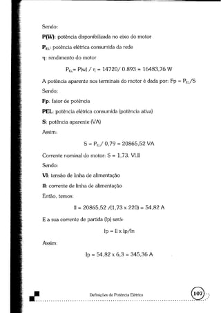 Acionamentos eletricos