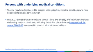 Acip clinical considerations