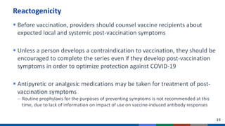 Acip clinical considerations