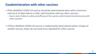 Acip clinical considerations