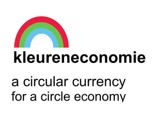 circulaire currency voor een circulaire economie
a circulaire currency
for a circular economy
 