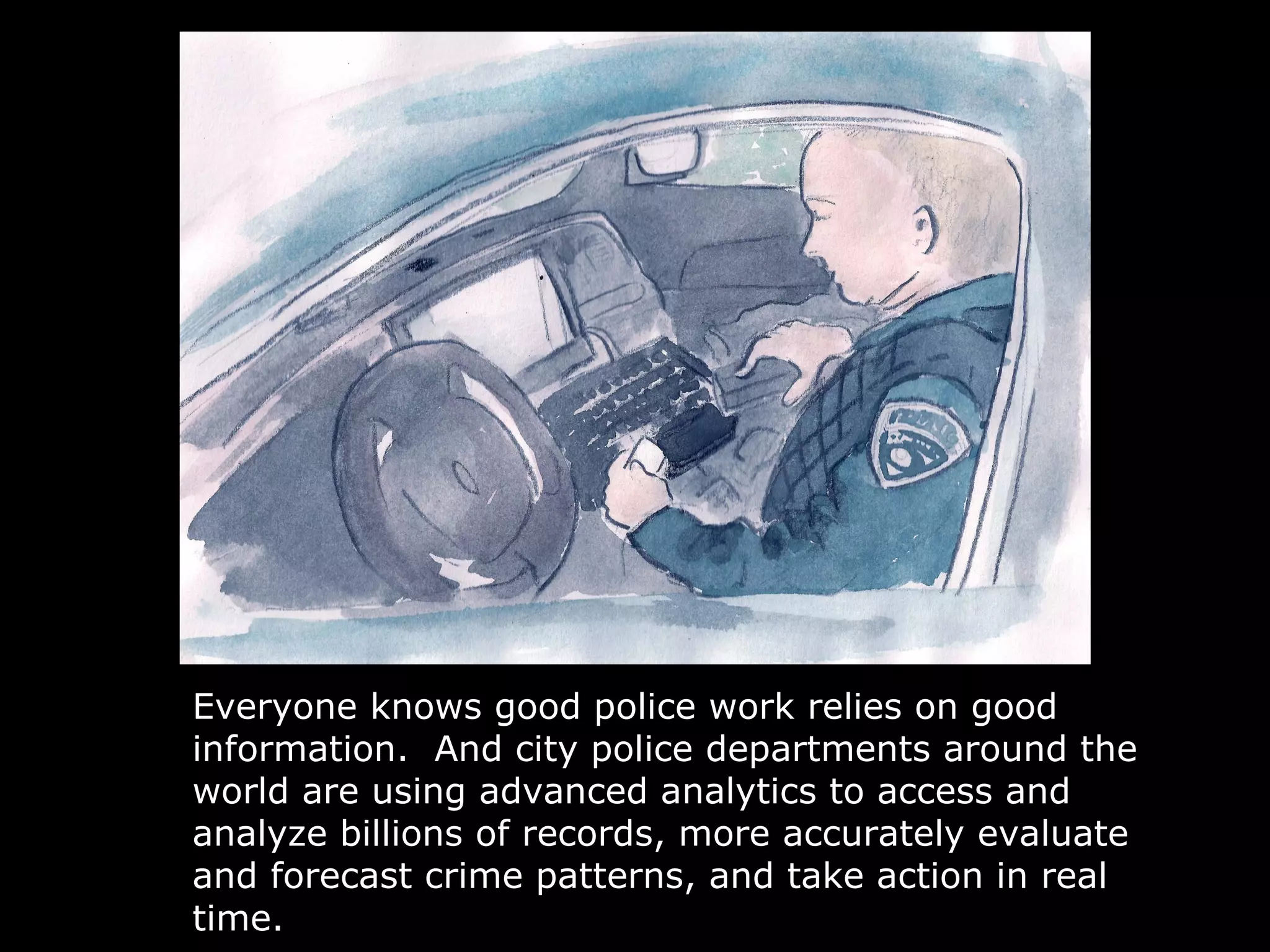 These cities are infusing intelligence into their
entire transportation systems — streets,
bridges, signs, signals and tolls. And now
they’re seeing significant drops in congestion
and pollution.
 