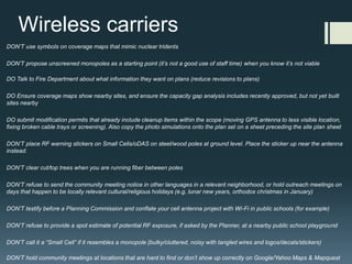 Mobiltie potentially proposing Small
Cells on brand new wooden poles in
public right of way for Sprint.
Mobilitie doing business as the
“California Utility Pole Authority”
Somewhat cluttered design recently
proposed in various cities (e.g. Salem,
MA)
Next potential challenge
for California
cities/counties…
 