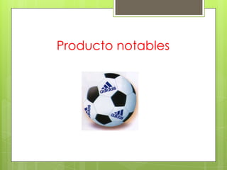 Producto notables
 