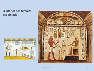 O interior dos túmulos
era pintado

História 7º ano

25

 