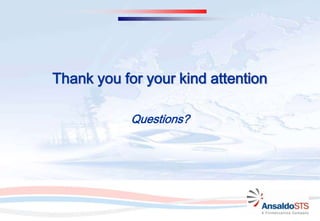Thank you for your kind attention

            Questions?
 