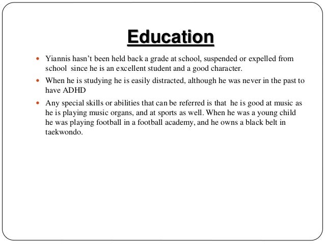 Background questionnaire