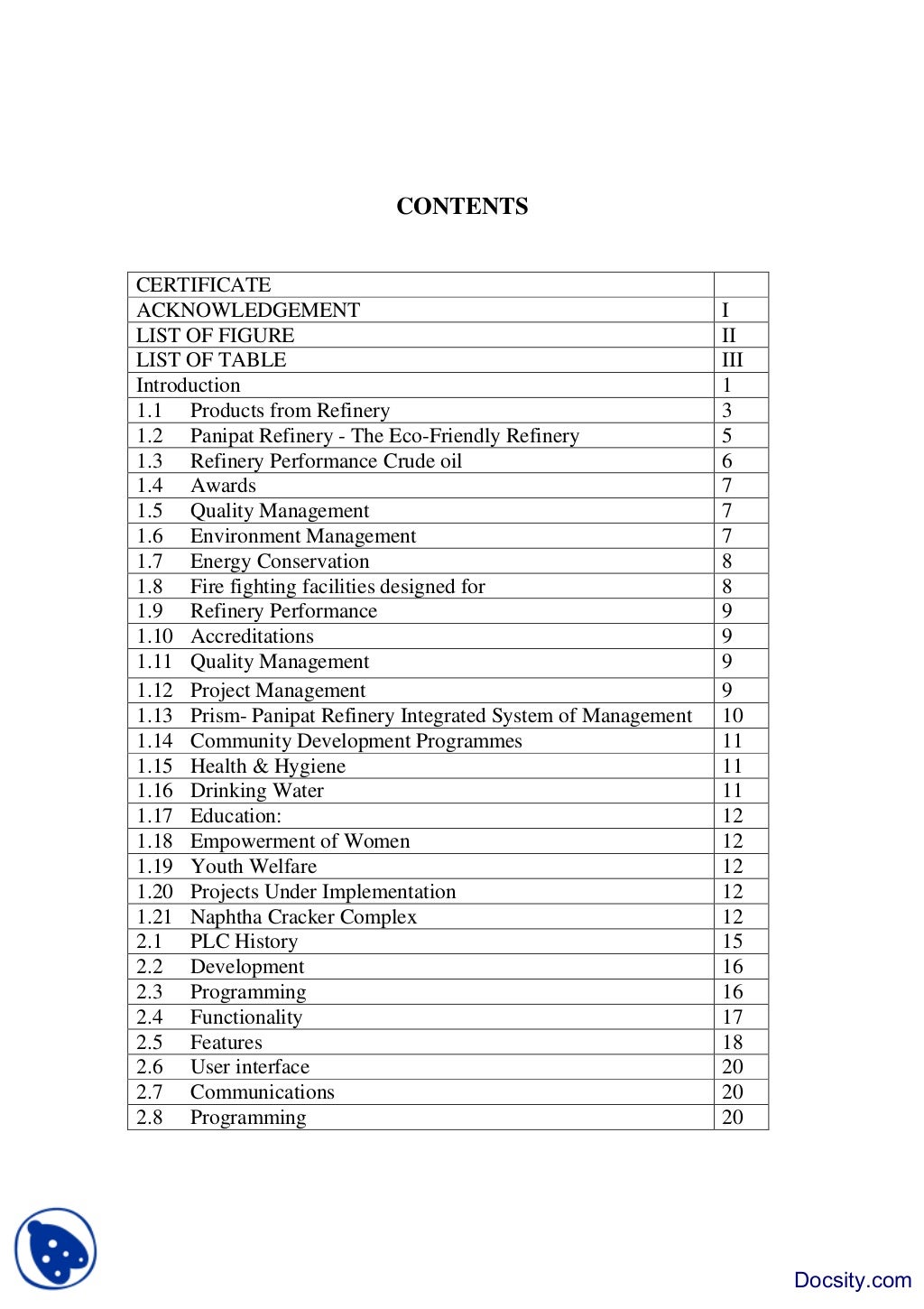 Acknowledge, listoffiguresandtablessamplewritingreportandoth…