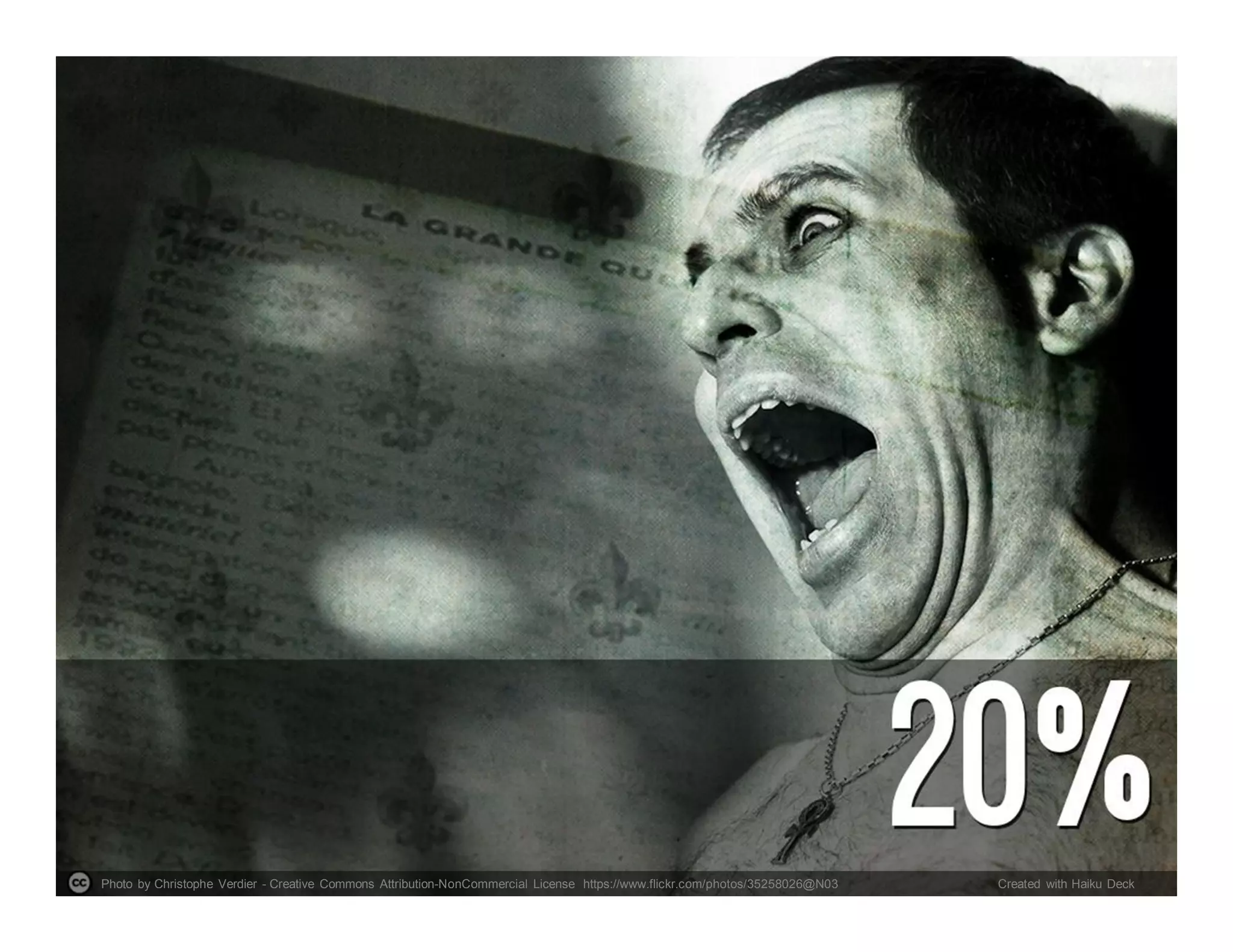 Photo by Christophe Verdier - Creative Commons Attribution-NonCommercial License https://www.flickr.com/photos/35258026@N03 Created with Haiku Deck
 