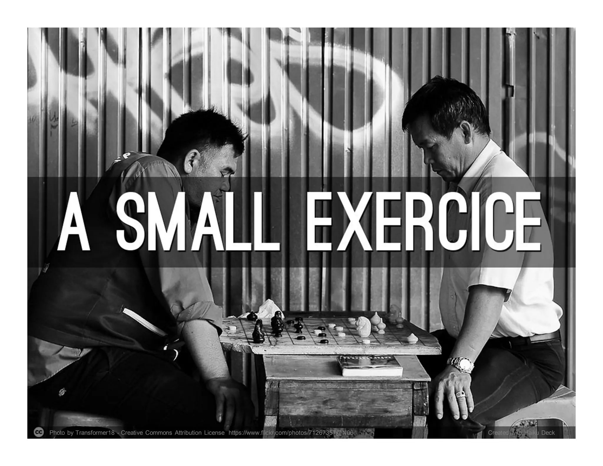 Photo by Transformer18 - Creative Commons Attribution License https://www.flickr.com/photos/71267357@N06 Created with Haiku Deck
 