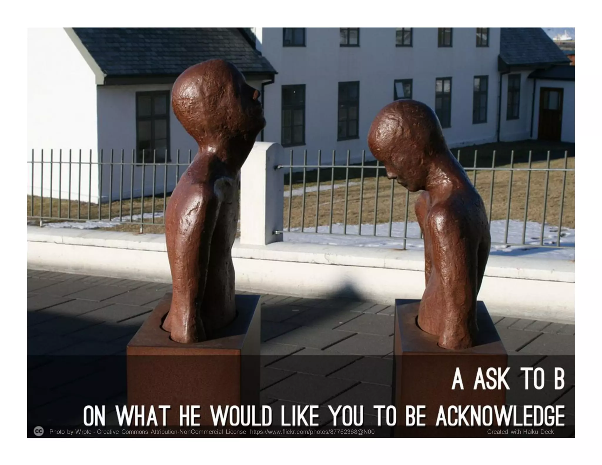 Photo by Wrote - Creative Commons Attribution-NonCommercial License https://www.flickr.com/photos/87762368@N00 Created with Haiku Deck
 