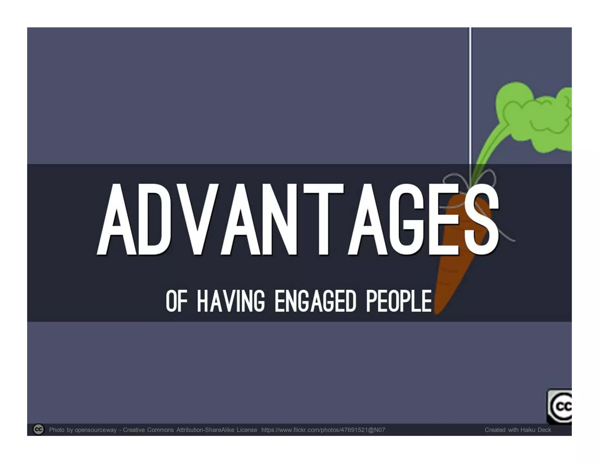 Photo by opensourceway - Creative Commons Attribution-ShareAlike License https://www.flickr.com/photos/47691521@N07 Created with Haiku Deck
 