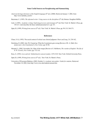 Acknowledging sources apa | PDF