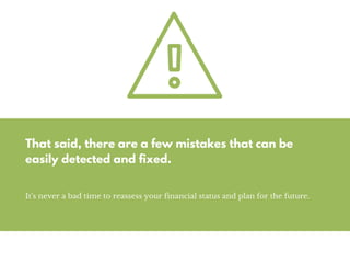 Acknowledging Your Money Missteps