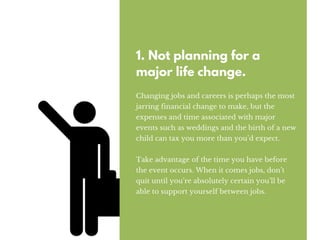 Acknowledging Your Money Missteps