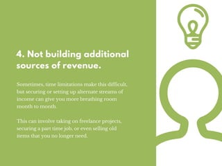 Acknowledging Your Money Missteps