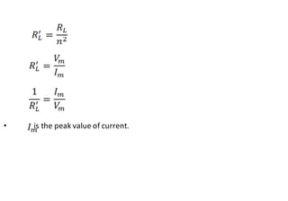 • is the peak value of current.
 