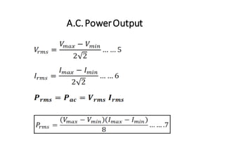 A.C.PowerOutput
 
