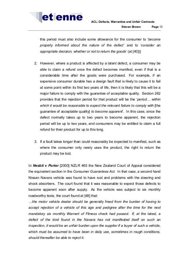 australian consumer law The australian consumer law from 1 january 2011, australia will have one national law for fair trading and consumer protection—the australian consumer law. australian consumer law The australian consumer law from 1 january 2011, australia will have one national law for fair trading and consumer protection—the australian consumer law.