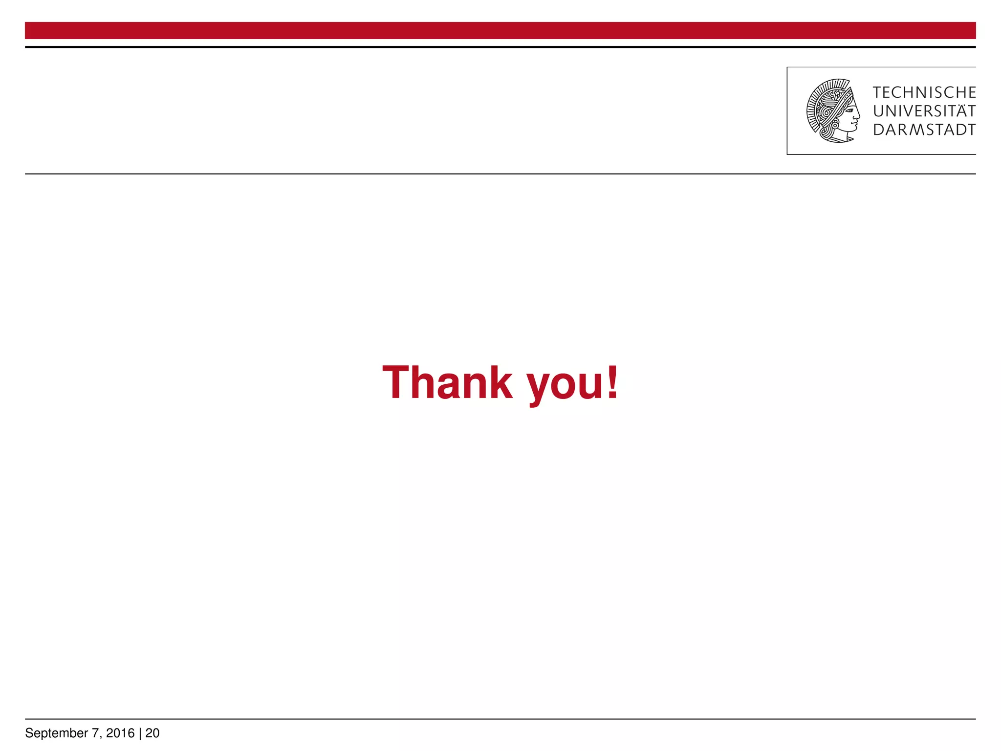 Thank you!
September 7, 2016 | 20
 