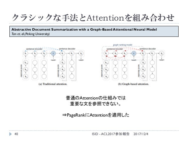 Acl 17参加報告 Acl 17参加報告