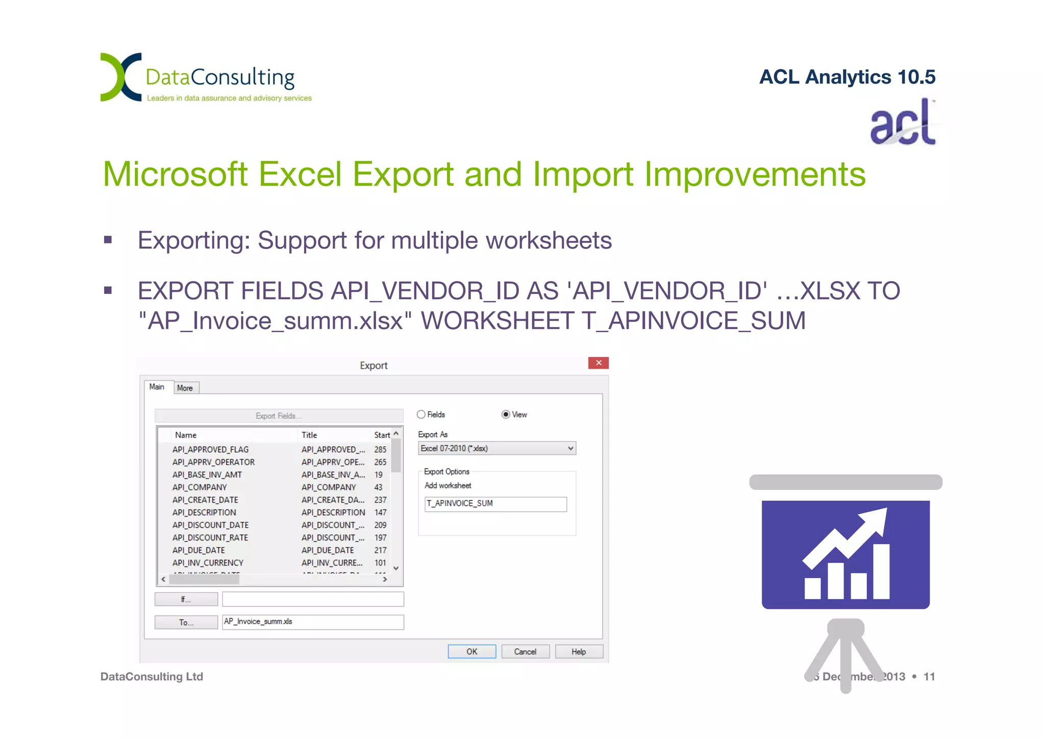 Acl Analytics10.5 New Features | PDF