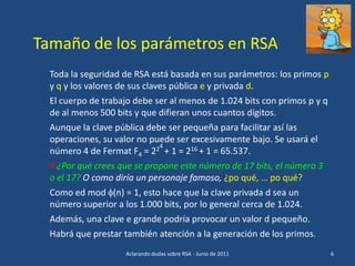 Crees Y Rsa Aclarando dudas sobre RSA | PPTX