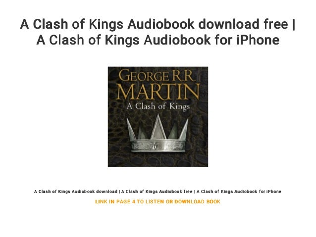 axis360 a clash of kings audiobook