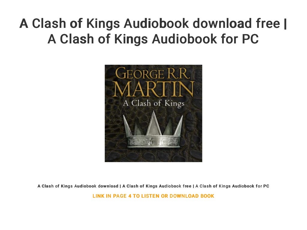 a clash of kings audiobook online