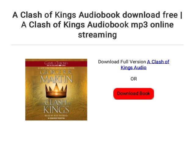 a clash of kings audiobook free download a clash of kings audiobook free download