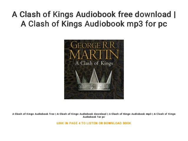 clash of kings audiobook