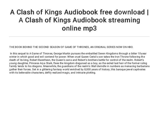 youtube a clash of kings audiobook youtube a clash of kings audiobook