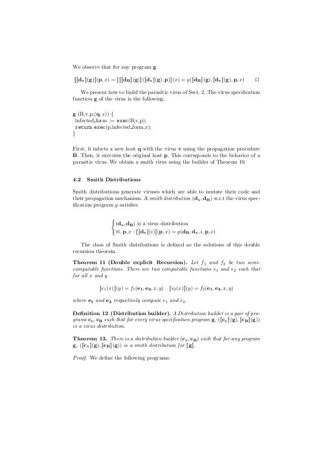 A Classification Of Viruses Through Recursion Theorems