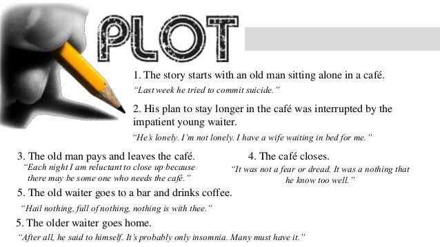 clean and well lighted place “a clean, well-lighted place” “a clean, well-lighted place,” was written in 1933, by ernest hemingway the main characters in the story are two waiters, one old, one young and an older man who is their customer in the café on the evening the story takes place. clean and well lighted place “a clean, well-lighted place” “a clean, well-lighted place,” was written in 1933, by ernest hemingway the main characters in the story are two waiters, one old, one young and an older man who is their customer in the café on the evening the story takes place.