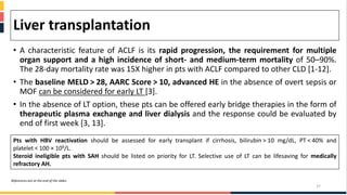 Acute on chronic liver failure | PPTX