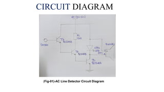 AC LINE DETECTOR using transistor for AC current detection | PDF
