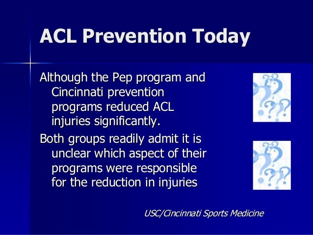 Acl Injury Prevention Program : ACL Injury Prevention Program ...