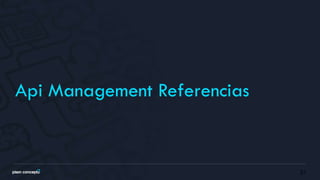21
Api Management Referencias
 