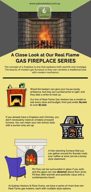 A close look at our Real Flame Gas Fireplace Series