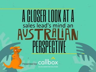 A Closer Look at a Sales Lead's Mind an Australian Perspective