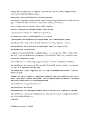 IRON CLOTH INFORMATION | PDF