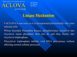 Herclov Aclova is an antiviral medication primarily used to treat infections ...
