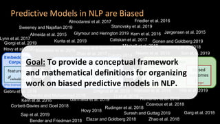 Predictive Biases In Natural Language Processing Models A Conceptual